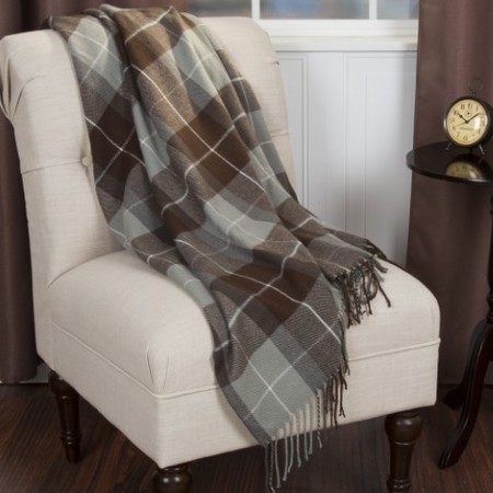HASTINGS HOME Hastings Home Cashmere-Like Blanket Throw - Brown 685269RVC